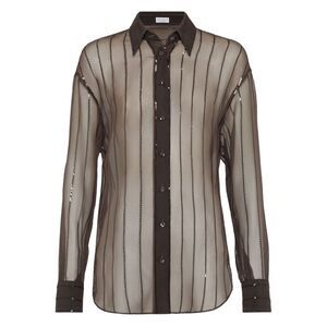 Brunello Cucinelli Women's Shirts Brown